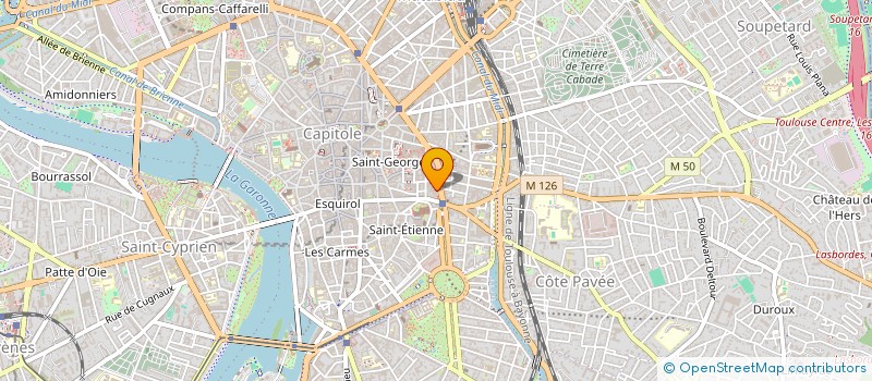 localisation de l'entreprise SOC ETUDE ET REALISA INGENIERIE BATIMENT  TOULOUSE
