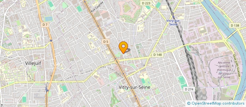 localisation de l'entreprise SOC ETUDE ETABLISSEMENTS RENE GAYETTE à VITRY-SUR-SEINE