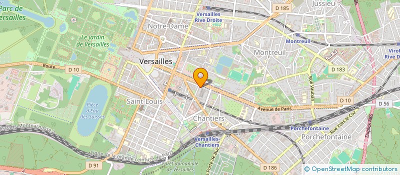 localisation de l'entreprise SOC ETUDE EXPLOIT ENTRETIEN REALISATION à VERSAILLES