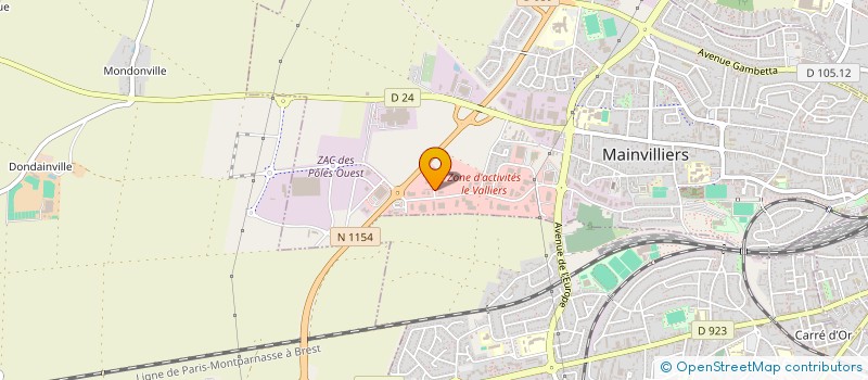 localisation de l'entreprise SOC ETUDE GENIE CLIMATIQUE à MAINVILLIERS