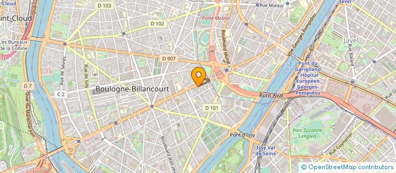 localisation de l'entreprise SOC ETUDE GEST IMMOB FINAN INDUS COMMERC  BOULOGNE-BILLANCOURT