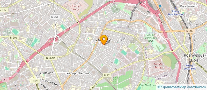 localisation de l'entreprise SOC ETUDE LANCEM AMENAG ET PROMOTION à MONTREUIL