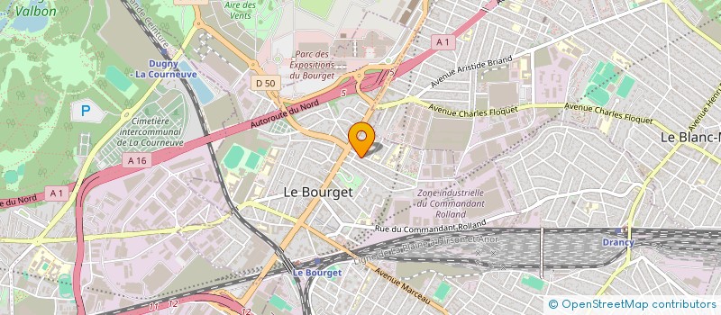 localisation de l'entreprise SOC ETUDE PROMOTION ENCADREMENT SECURITE à LE BOURGET