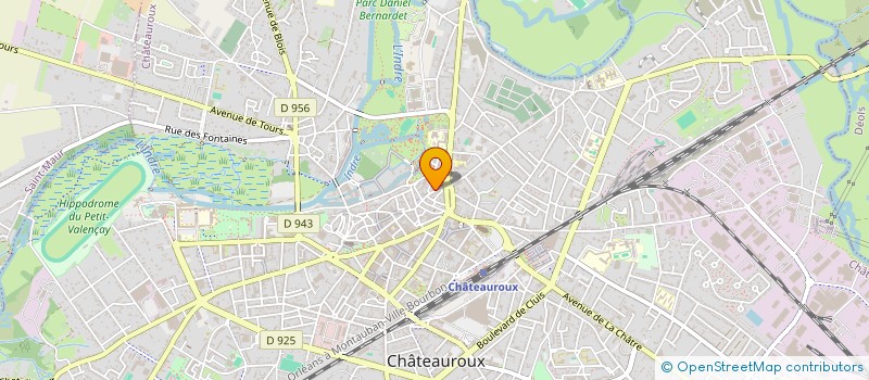 localisation de l'entreprise SOC ETUDE PROTECTION AMENAGEMENT NATURE à CHATEAUROUX