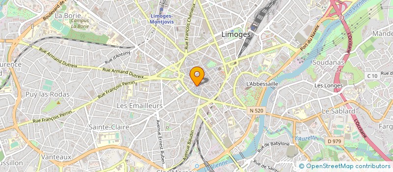 localisation de l'entreprise SOC ETUDE PROTECTION OISEAUX EN LIMOUSIN à LIMOGES