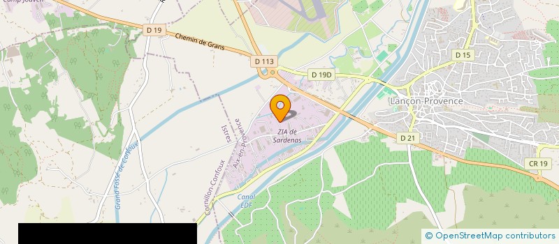 localisation de l'entreprise SOC ETUDE REAL TRAV INDUST CALORIFUGE à LANCON-PROVENCE