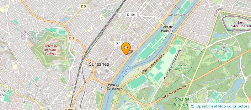 localisation de l'entreprise SOC ETUDE REALIS CLIMATI SERG à SURESNES