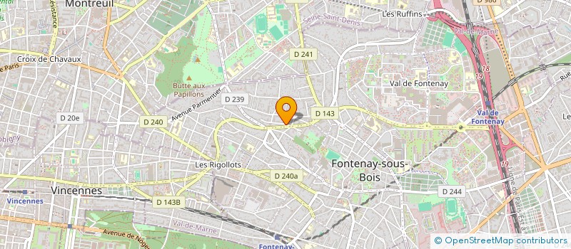 localisation de l'entreprise SOC ETUDE REALIS GESTION ENSEMBLE SPORT à FONTENAY-SOUS-BOIS
