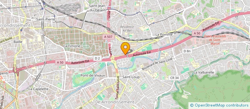 localisation de l'entreprise SOC ETUDE REALIS PESAGE INDUST COMMERC à MARSEILLE