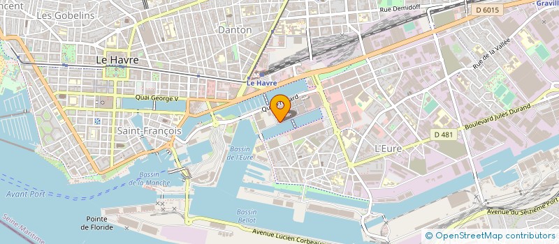 localisation de l'entreprise SOC ETUDE REALIS POUR ENVIRON & PROCEDE à LE HAVRE