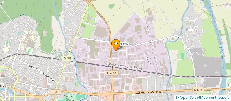 localisation de l'entreprise SOC ETUDE RECHER REALIS INSTAL APPAREILS à MEAUX