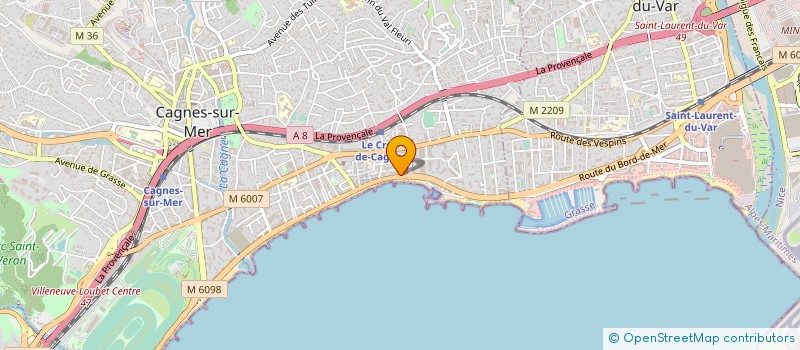 localisation de l'entreprise SOC ETUDE RECHERCHE TECHN APPLIQ DERIVES à CAGNES-SUR-MER