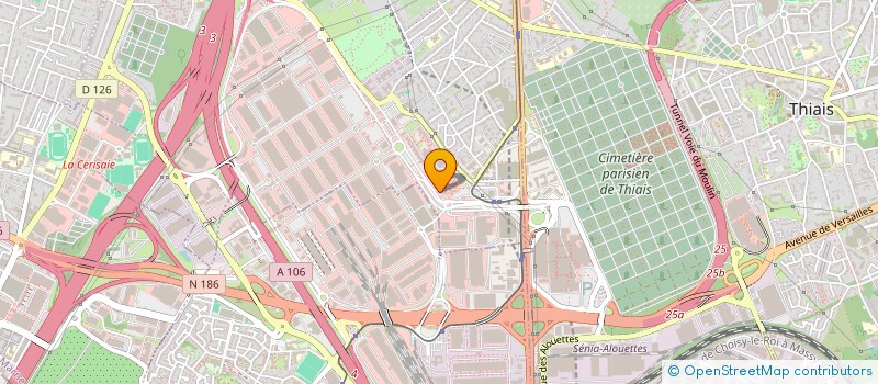 localisation de l'entreprise SOC ETUDE TECHNIQUE ADMINIST87  CHEVILLY-LARUE