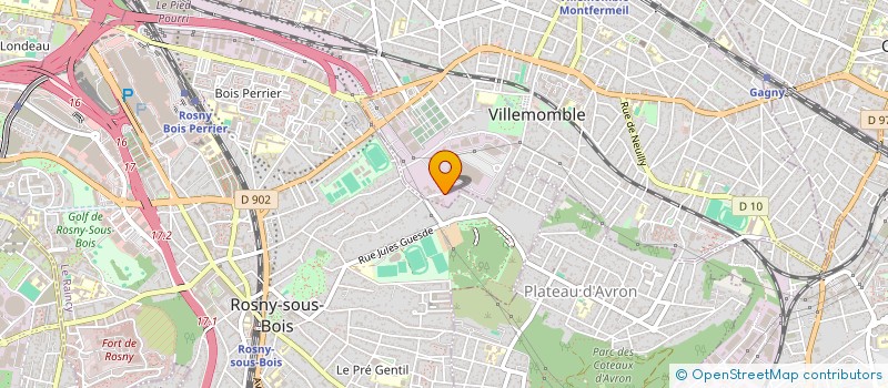 localisation de l'entreprise SOC ETUDE TECHNIQUE & DE COMMERCIALISATI à VILLEMOMBLE