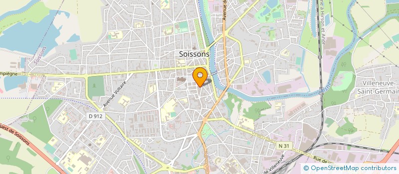 localisation de l'entreprise SOC ETUDE VENTE APPAREIL LEVAGE à SOISSONS