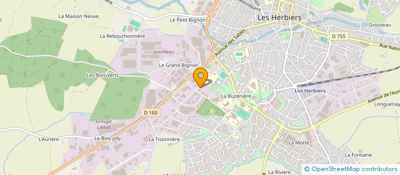 localisation de l'entreprise SOC ETUDES AUTOMATISMES PROGRAMMATIONS à LES HERBIERS