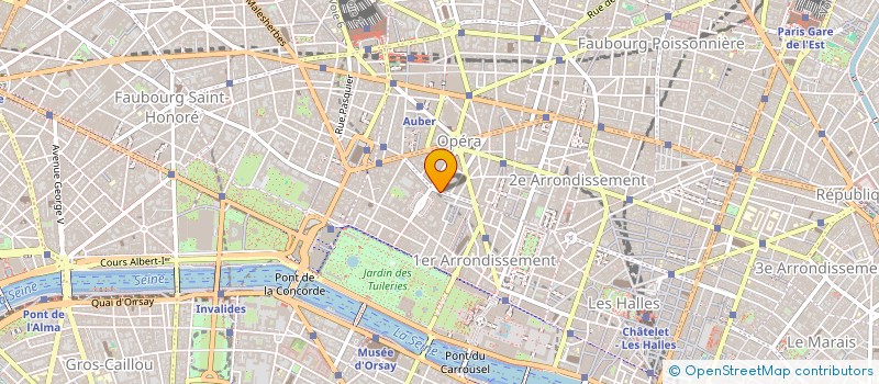 localisation de l'entreprise SOC ETUDES BOISSIERE TOCQUEVILLE à PARIS