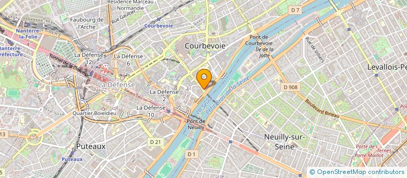 localisation de l'entreprise SOC ETUDES CONSTRUCT IMMOBILIERES à COURBEVOIE