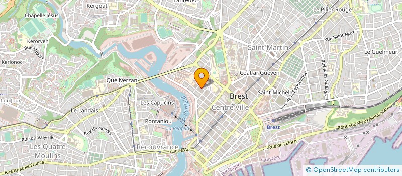 localisation de l'entreprise SOC ETUDES DE BREST ET DU LEON à BREST