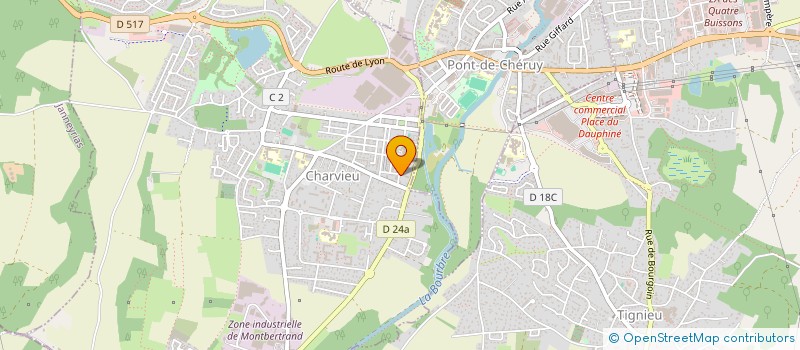localisation de l'entreprise SOC ETUDES DE RECHERCHES POUR EMPLOI à CHARVIEU-CHAVAGNEUX
