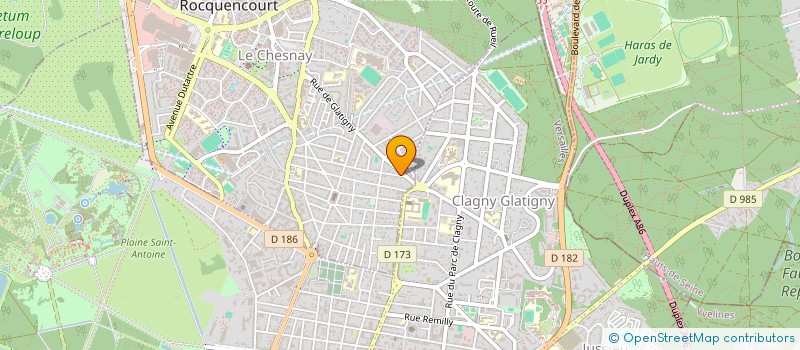 localisation de l'entreprise SOC ETUDES DEVELOPPEMENT ELECTRO MECANIQ à LE CHESNAY-ROCQUENCOURT