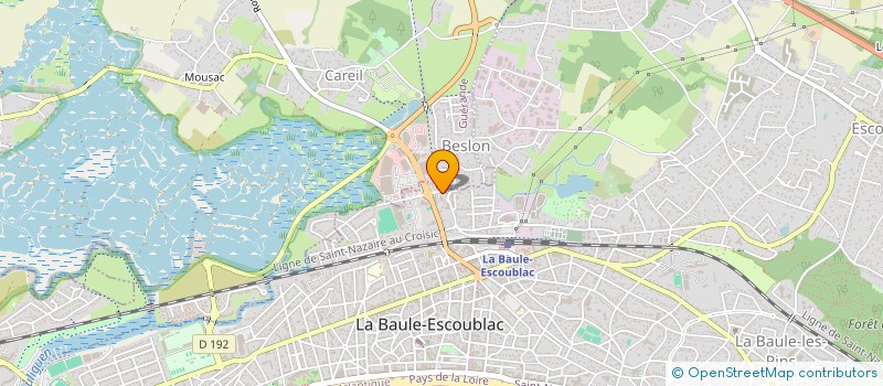 localisation de l'entreprise SOC ETUDES ET CALCULS ASSISTES PAR ORDIN à LA BAULE-ESCOUBLAC