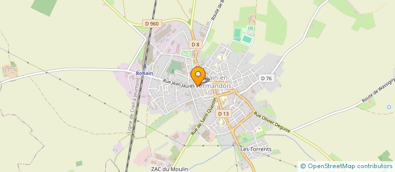 localisation de l'entreprise SOC ETUDES ET CONSEILS FINACIERS à BOHAIN-EN-VERMANDOIS