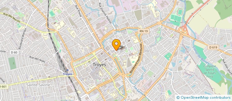 localisation de l'entreprise SOC ETUDES ET INGENIERIE THERMIQUES à TROYES