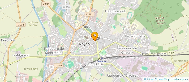 localisation de l'entreprise SOC ETUDES ET MANUTENTION PNEUMATIQUES à NOYON