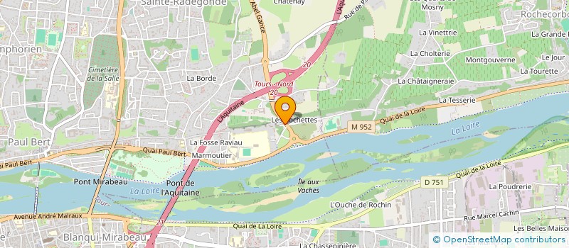 localisation de l'entreprise SOC ETUDES ET PARTICIPATIONS LOUIS  TOURS