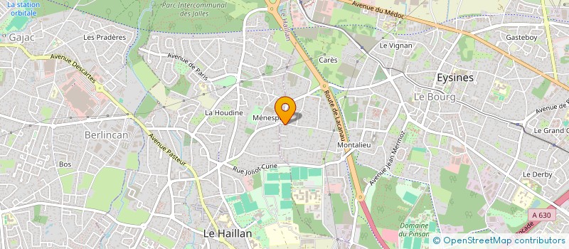 localisation de l'entreprise SOC ETUDES ET PROMOTION DU FACONOR  EYSINES