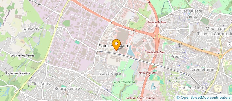 localisation de l'entreprise SOC ETUDES ET REALISATIONS DU BATIMENT à SAINT-HERBLAIN