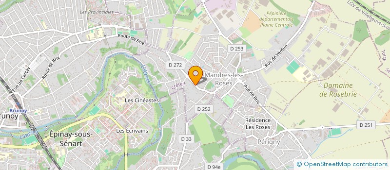 localisation de l'entreprise SOC ETUDES ET REALISATIONS IMMOBILIERES à MANDRES-LES-ROSES