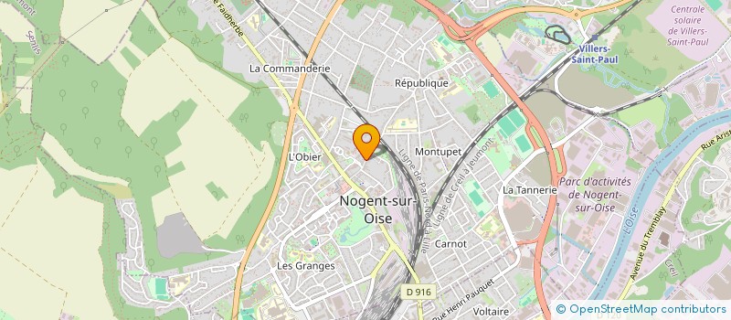 localisation de l'entreprise SOC ETUDES ET REALISATIONS MECANIQUES à NOGENT-SUR-OISE