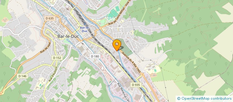 localisation de l'entreprise SOC ETUDES EXPERTISES BATIMENT INDUSTRIE à BAR-LE-DUC