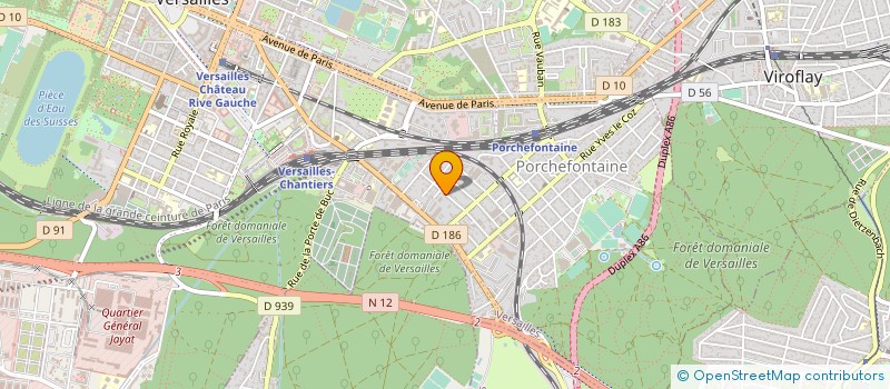 localisation de l'entreprise SOC ETUDES FABRICAT EQUIPEMENT SECURITE à VERSAILLES