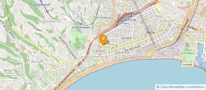 localisation de l'entreprise SOC ETUDES FONCIE IMMOBILI à NICE