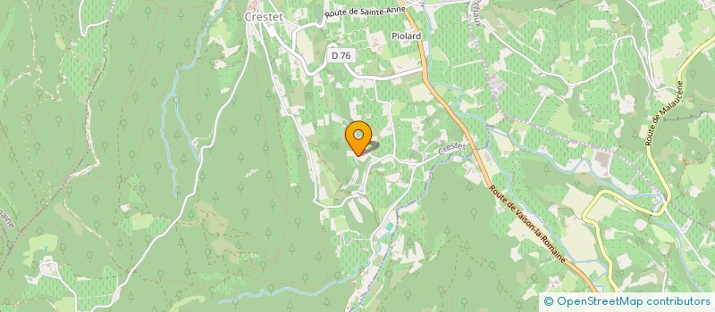 localisation de l'entreprise SOC ETUDES FORMATION ET ENTREPRISES  CRESTET