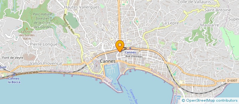 localisation de l'entreprise SOC ETUDES GESTION FINANCIERE INDUSTRIEL à CANNES