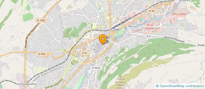 localisation de l'entreprise SOC ETUDES HAUTES ALPES à GAP
