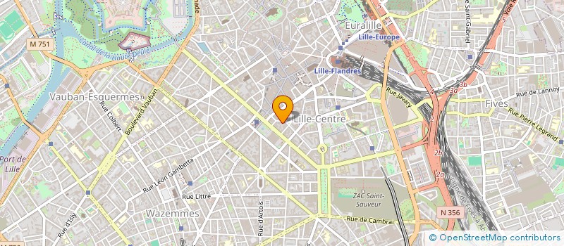 localisation de l'entreprise SOC ETUDES IMMOBILIERES ET DE PROMOTION à LILLE
