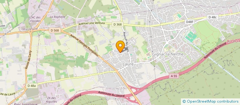 localisation de l'entreprise SOC ETUDES INSTALLAT THERMIQUES CLIMATIQ à GIGNAC-LA-NERTHE