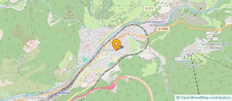 localisation de l'entreprise SOC ETUDES PARTIC FINANCIER IMMOBIL à MODANE