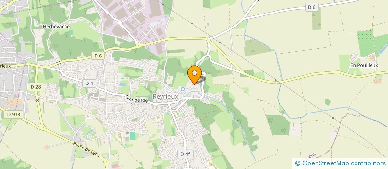 localisation de l'entreprise SOC ETUDES PROJETS REALIS IMMOBILIERES à REYRIEUX