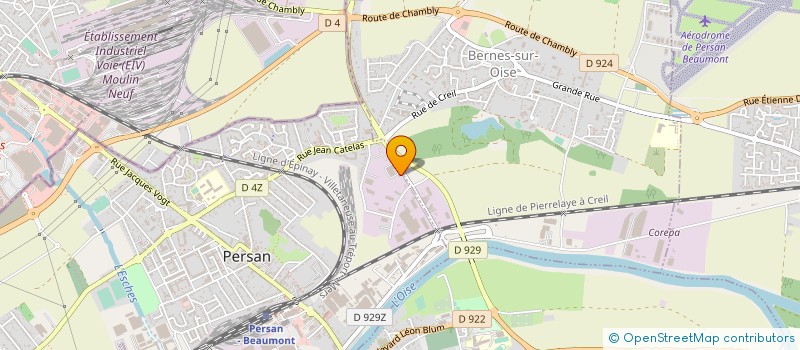 localisation de l'entreprise SOC ETUDES REALIS TRAVAUX INDUST MENAGER à BERNES-SUR-OISE