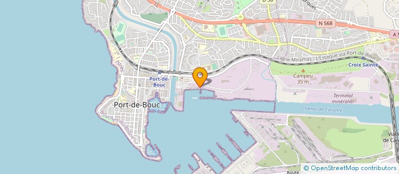 localisation de l'entreprise SOC ETUDES REALISAT INDUST TECH à PORT DE BOUC