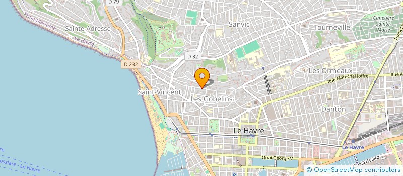 localisation de l'entreprise SOC ETUDES REALISAT MENUISERIE ALUMINIUM à LE HAVRE