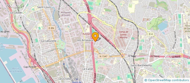 localisation de l'entreprise SOC ETUDES REALISAT TECHNIQUES BATIMENT à MARSEILLE
