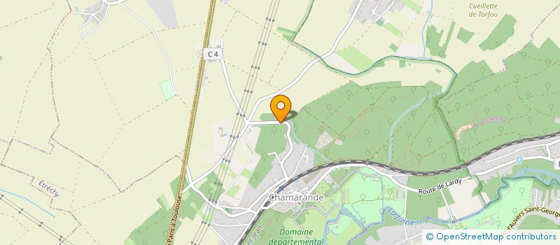 localisation de l'entreprise SOC ETUDES REALISATION DE QUALITES  CHAMARANDE