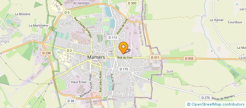 localisation de l'entreprise SOC ETUDES REALISATION INDUST BATIMENT à MAMERS